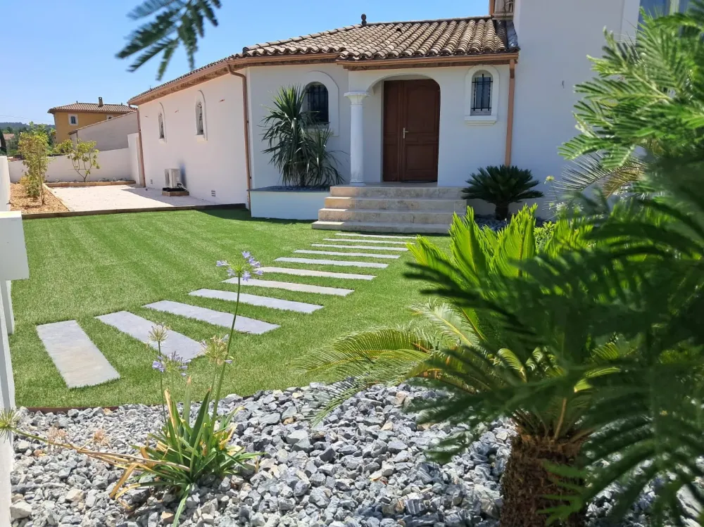 Création espaces verts à Cessenon-sur-Orb